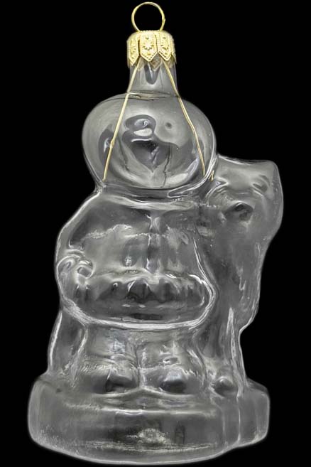 Стеклянная елочная игрушка Заготовка На Таймыре 11,6 см 161527900